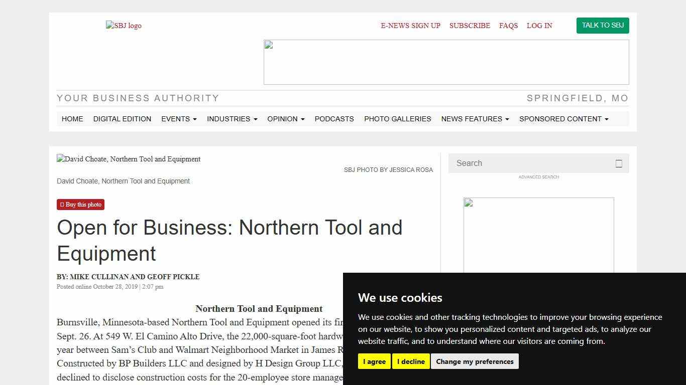 Open for Business: Northern Tool and Equipment | Springfield Business Journal
